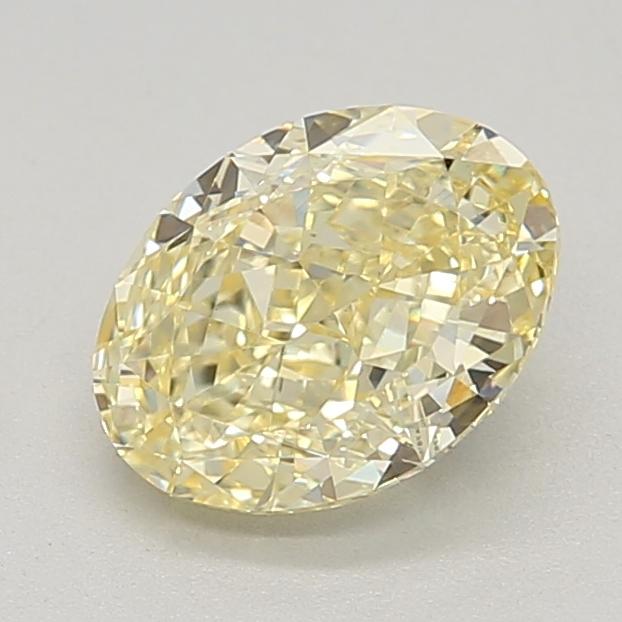 1.30 Ct. Fancy Intense Yellow Oval Lab Grown Diamond
