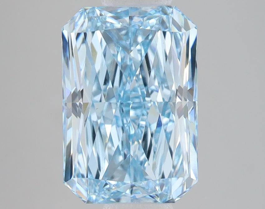3.03 Ct. Fancy Vivid Blue Radiant Lab Grown Diamond