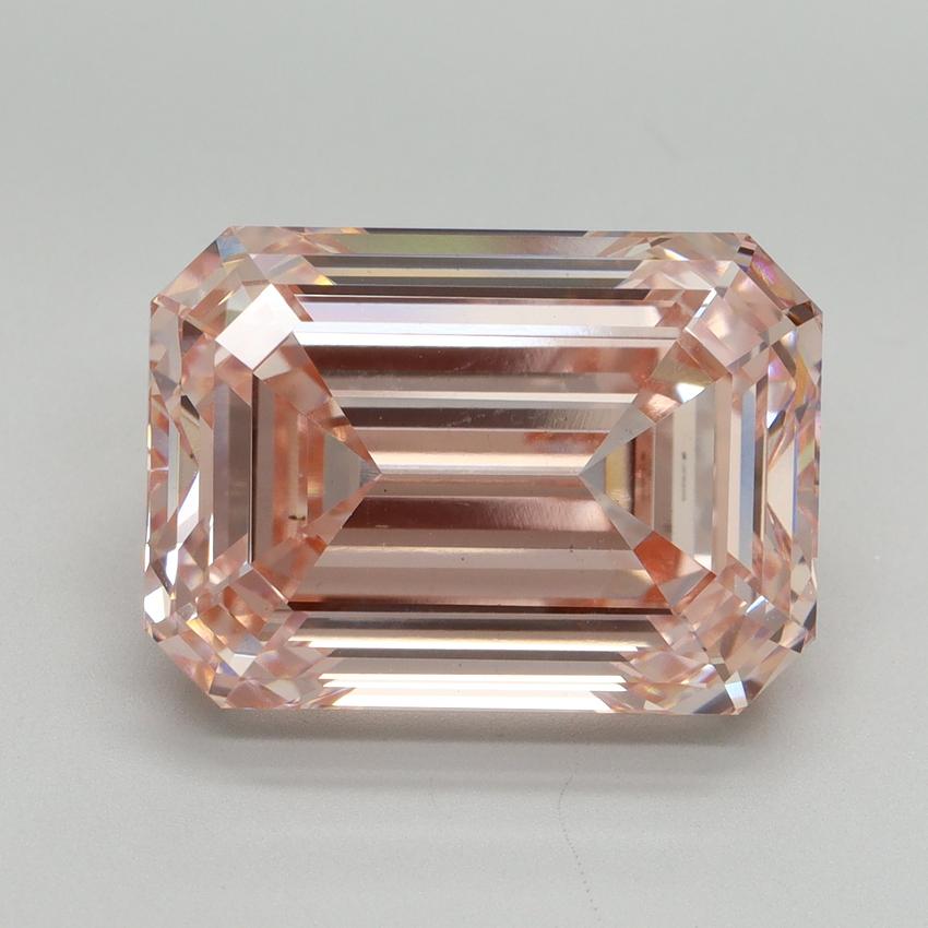 11.02 Ct. Fancy Intense Pink Emerald Lab Grown Diamond