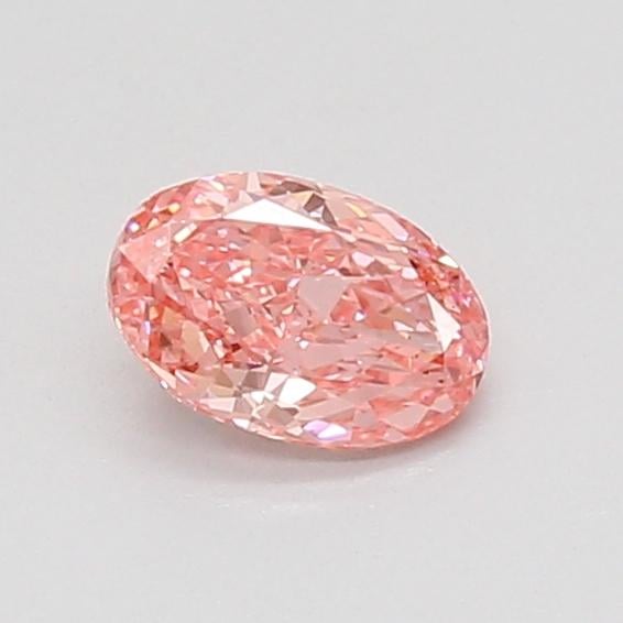 0.50 Ct. Fancy Vivid Pink Oval Lab Grown Diamond