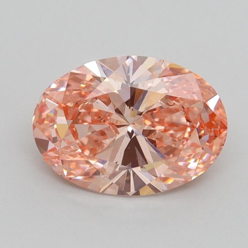1.50 Ct. Fancy Vivid Pink Oval Lab Grown Diamond