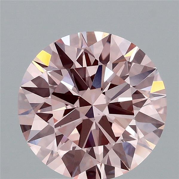 2.25 Ct. Fancy Intense  Pink Round Lab Grown Diamond