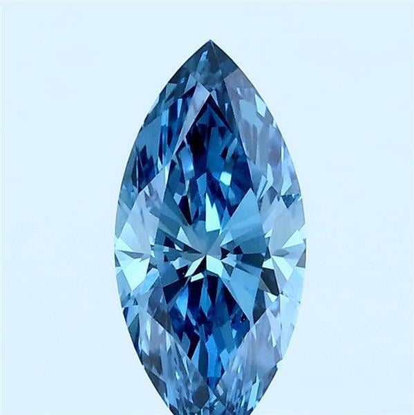 0.78 Ct. Fancy Blue Marquise Lab Grown Diamond
