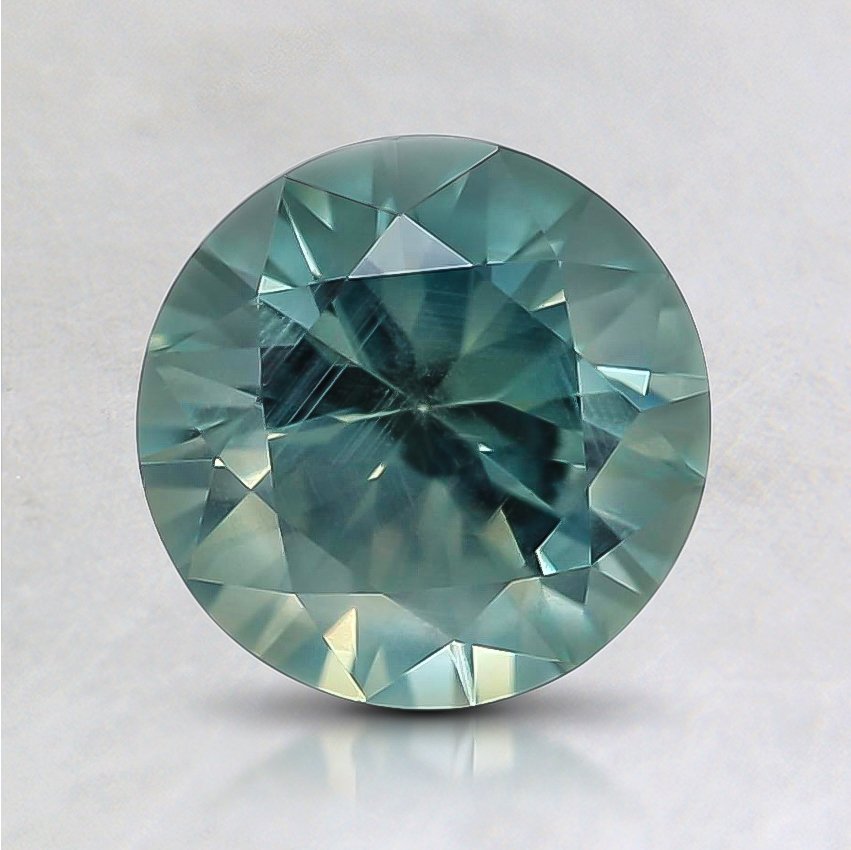 6.7mm Montana Teal Round Sapphire