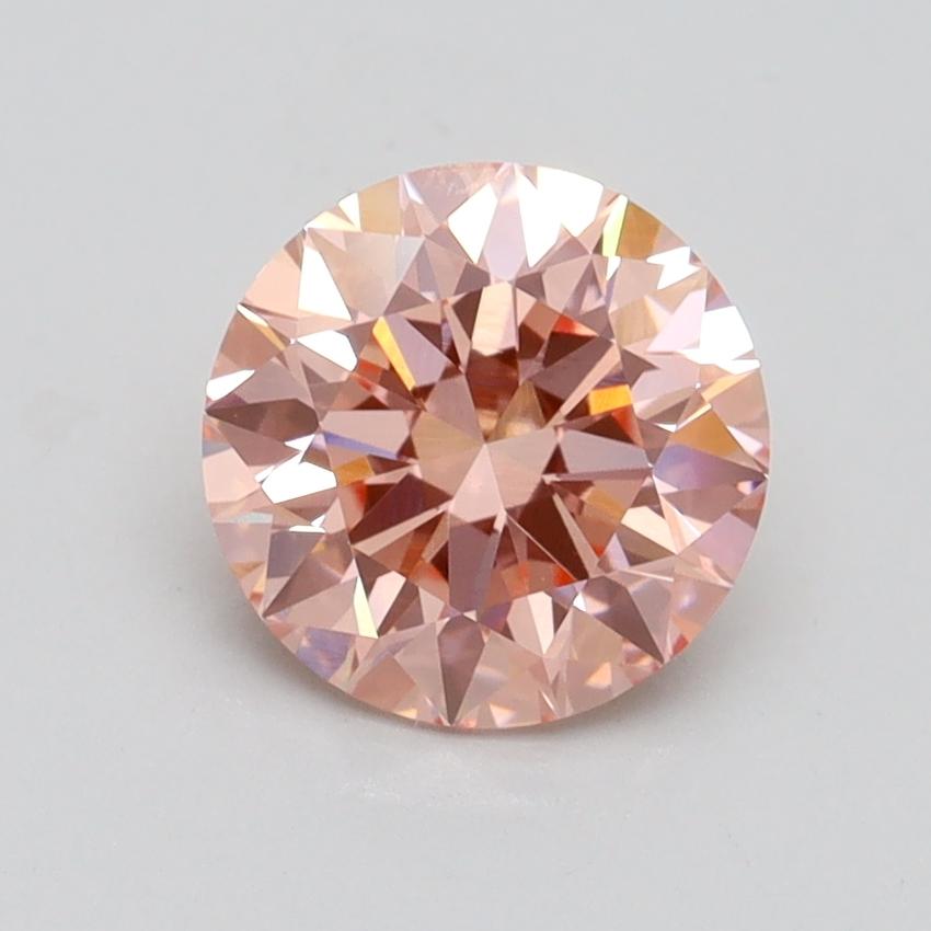 1.50 Ct. Fancy Intense Pink Round Lab Grown Diamond