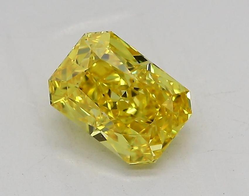 1.09 Ct. Fancy  Vivid Yellow Radiant Lab Grown Diamond