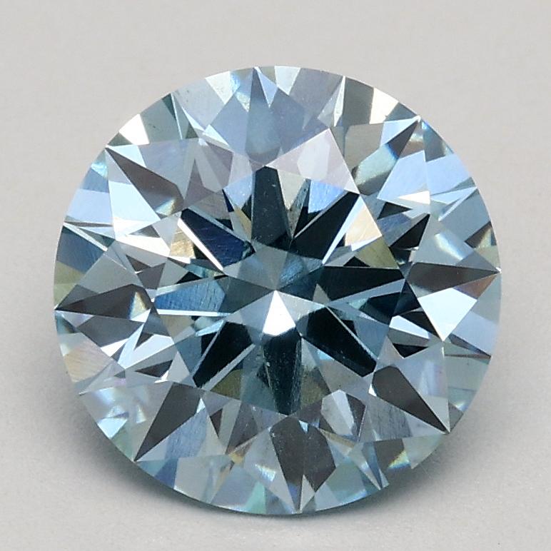1.56 Ct. Fancy Blue Round Lab Grown Diamond