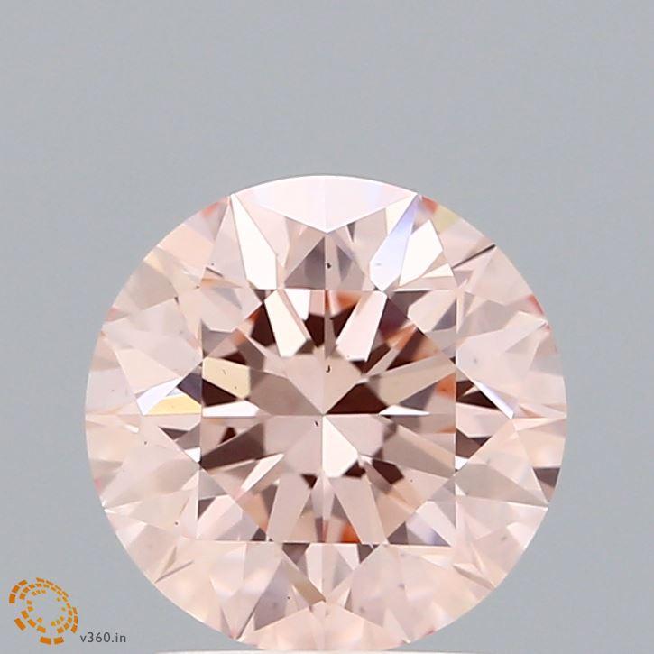 2.01 Ct. Fancy Intense Pink Round Lab Grown Diamond