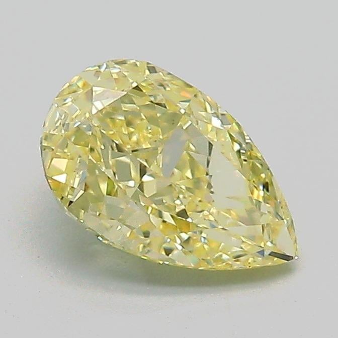 1.07 Ct. Fancy Intense Yellow Pear Lab Grown Diamond