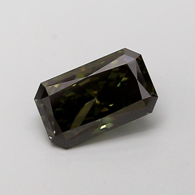 1.07 Ct. Fancy Deep Green Radiant Lab Grown Diamond