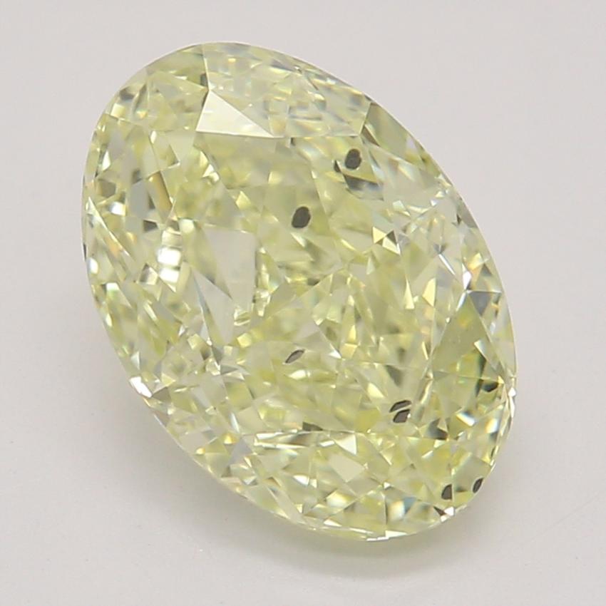 1.36 Ct. Fancy Light Yellow Oval Diamond