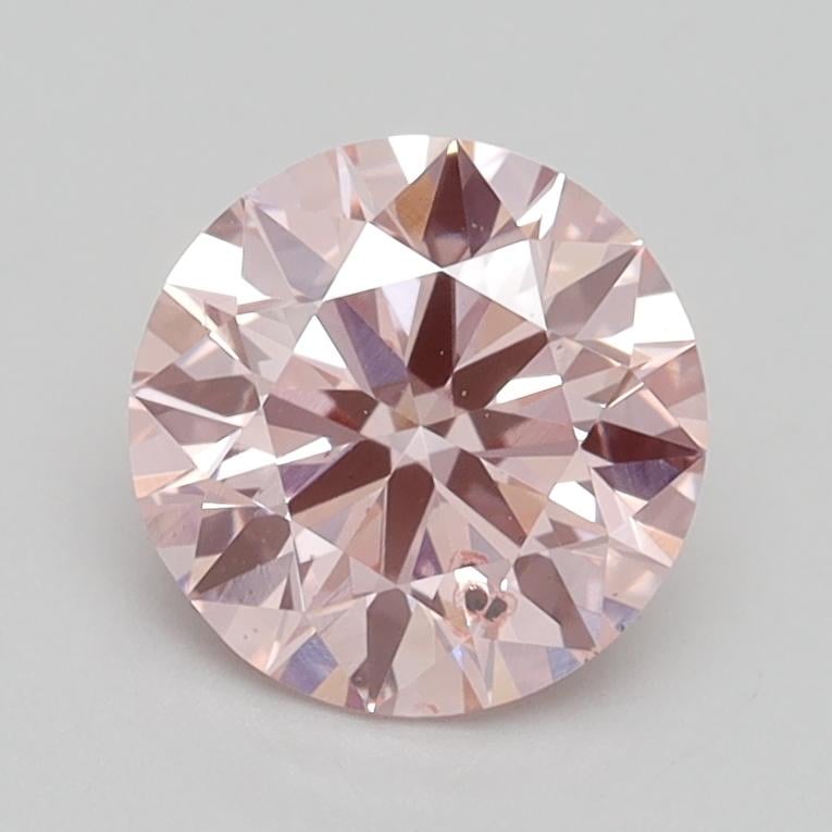 1.32 Ct. Fancy Intense Pink Round Lab Grown Diamond