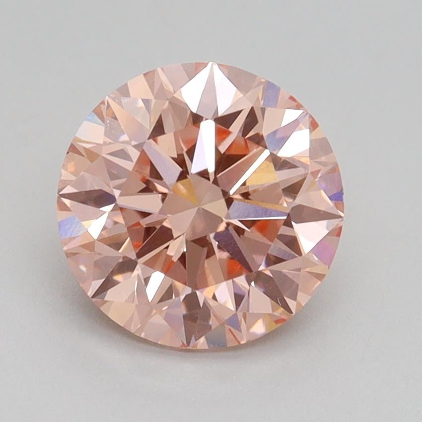 1.81 Ct. Fancy Intense Pink Round Lab Grown Diamond