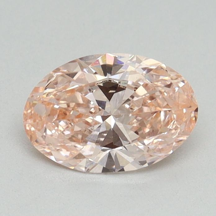 0.72 Ct. Fancy Intense Pink Oval Lab Grown Diamond
