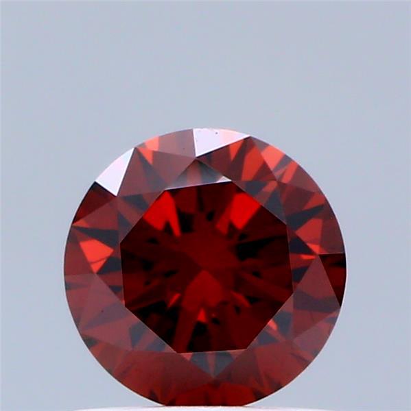 0.65 Ct. Fancy Deep  Orange Round Lab Grown Diamond