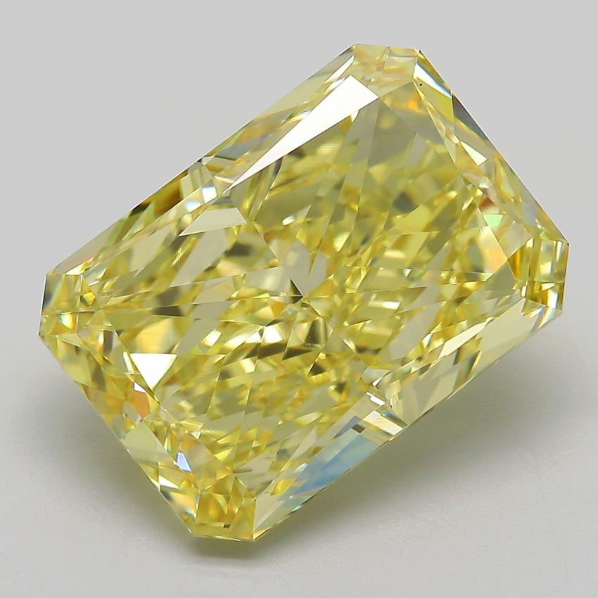 11.15 Ct. Fancy Intense  Yellow Radiant Lab Grown Diamond