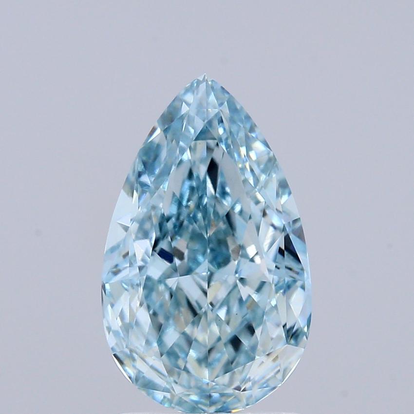 2.06 Ct. Fancy Blue Pear Lab Grown Diamond