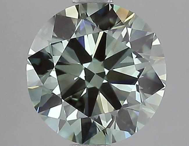 2.00 Ct. Fancy Intense Green Round Lab Grown Diamond
