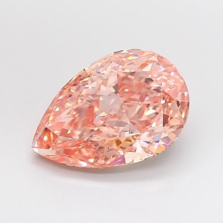 3.02 Ct. Fancy Intense Pink Pear Lab Grown Diamond