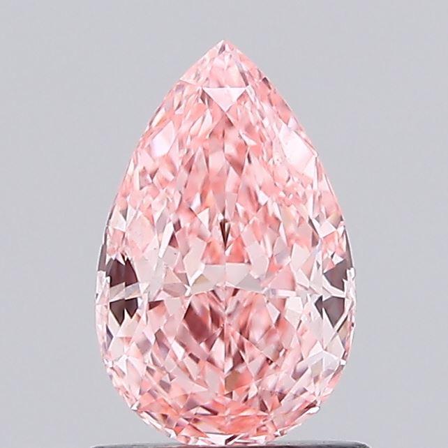 1.05 Ct. Fancy Vivid Pink Pear Lab Grown Diamond