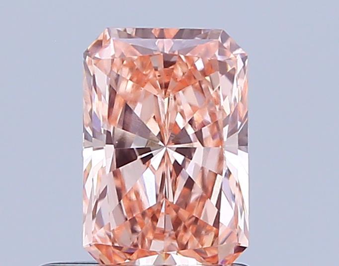0.70 Ct. Fancy Intense Pink Radiant Lab Grown Diamond