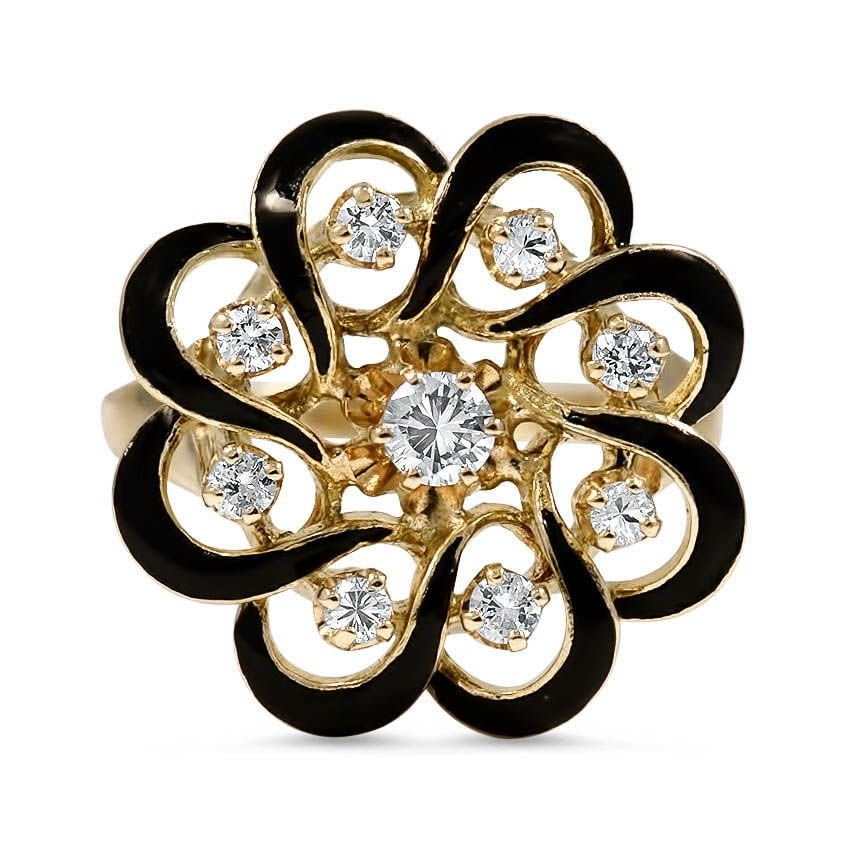Retro Diamond Vintage Ring
