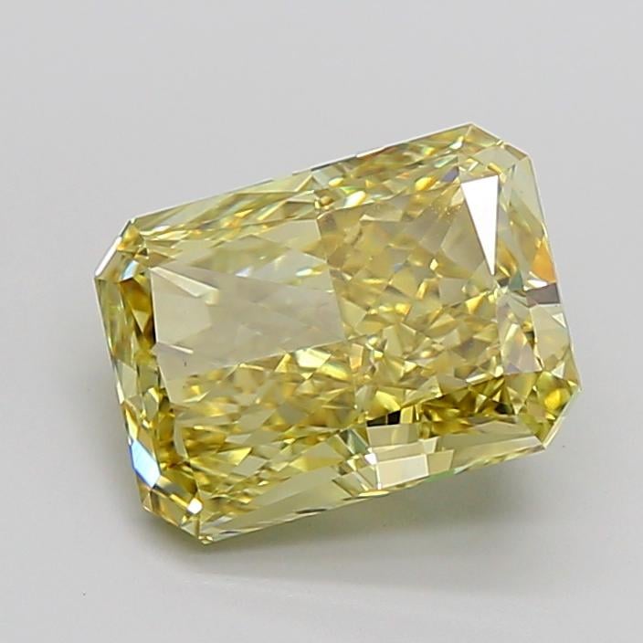 5.58 Ct. Fancy Intense Yellow Radiant Lab Grown Diamond