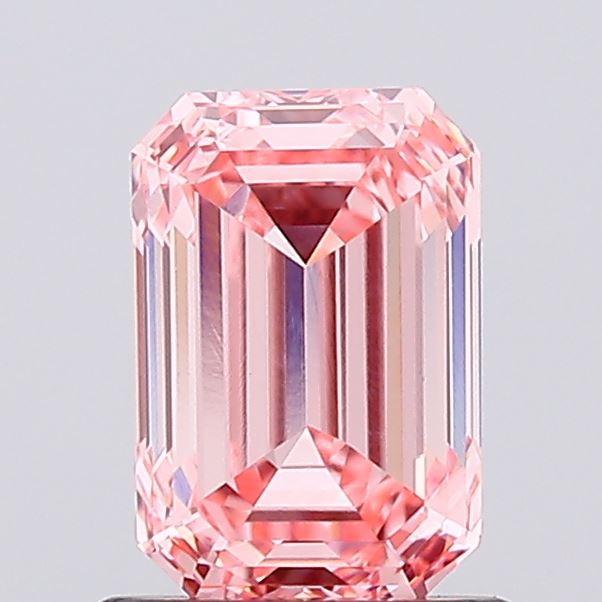 1.06 Ct. Fancy Intense Pink Emerald Lab Grown Diamond