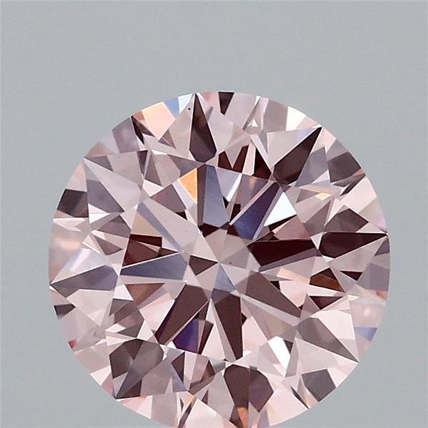 1.61 Ct. Fancy Intense Pink Round Lab Grown Diamond