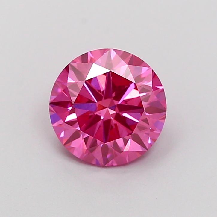 1.3 Ct. Fancy Vivid Pink Round Lab Grown Diamond