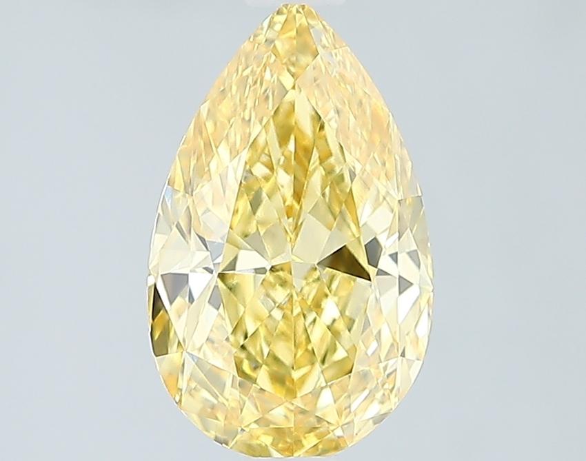 1.89 Ct. Fancy Intense Yellow Pear Lab Grown Diamond