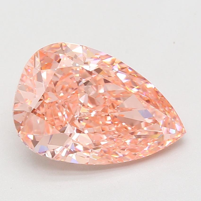 5.06 Ct. Fancy Vivid Pink Pear Lab Grown Diamond