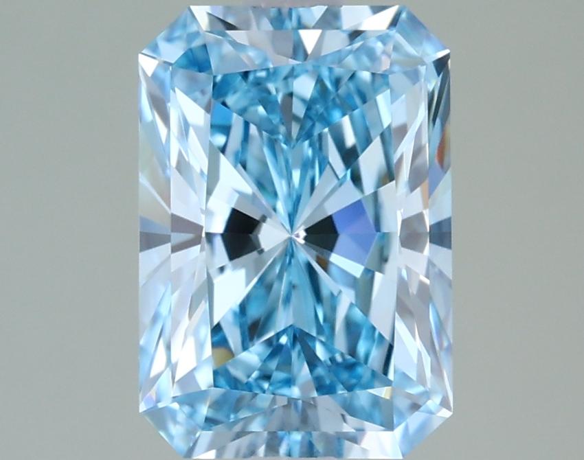 2.09 Ct. Fancy Vivid  Blue Radiant Lab Grown Diamond