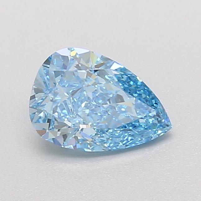 1.01 Ct. Fancy Vivid Blue Pear Lab Grown Diamond