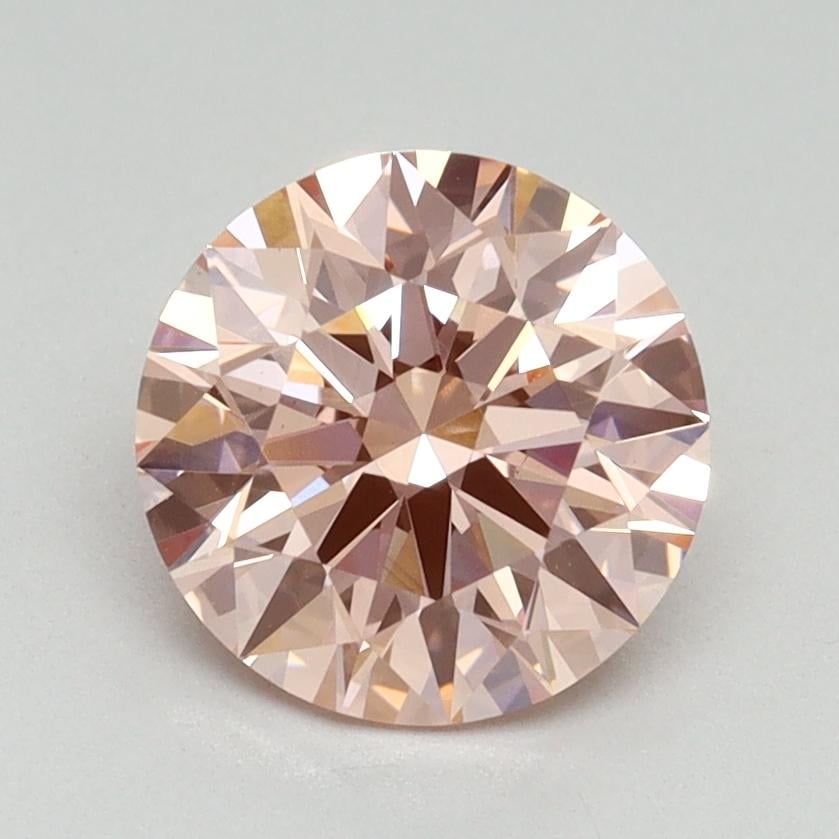 1.75 Ct. Fancy Vivid Pink Round Lab Grown Diamond