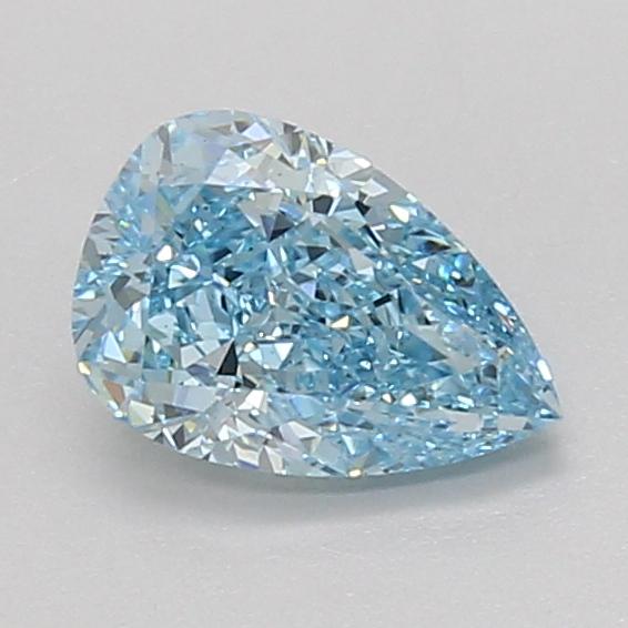 1.06 Ct. Fancy Vivid Blue Pear Lab Grown Diamond