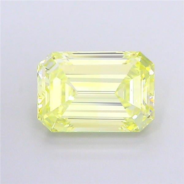 1.51 Ct. Fancy  Yellow Emerald Lab Grown Diamond