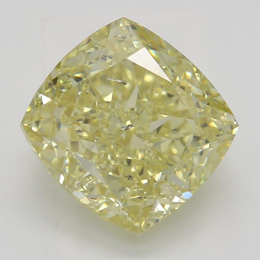 3.07 Ct. Fancy Yellow Cushion Diamond