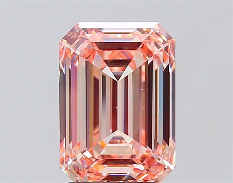 3.59 Ct. Fancy Intense Pink Emerald Lab Grown Diamond