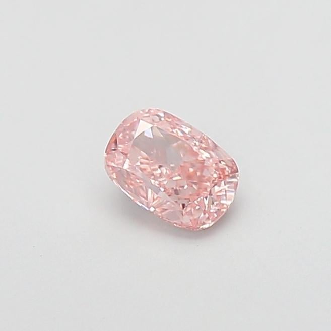 0.54 Ct. Fancy Intense  Pink Cushion Lab Grown Diamond