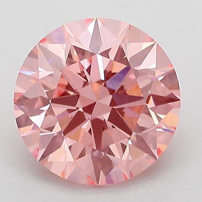 2.06 Ct. Fancy Vivid Pink Round Lab Grown Diamond