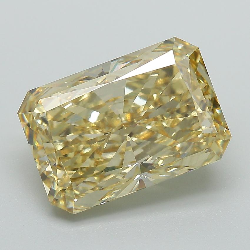 6.19 Ct. Fancy Intense Yellow Radiant Lab Grown Diamond