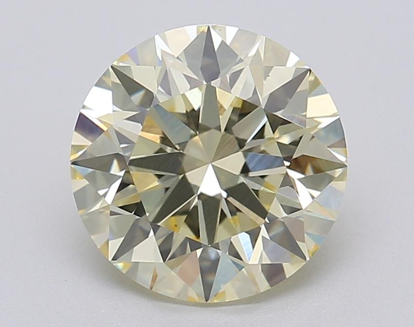 2.03 Ct. Fancy Light Yellow Round Lab Grown Diamond