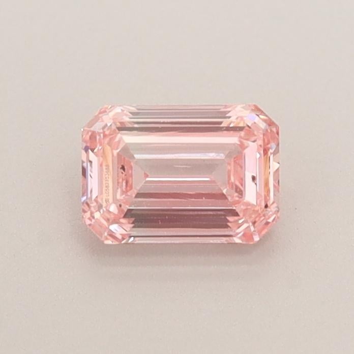 0.43 Ct. Fancy Intense  Pink Emerald Lab Grown Diamond