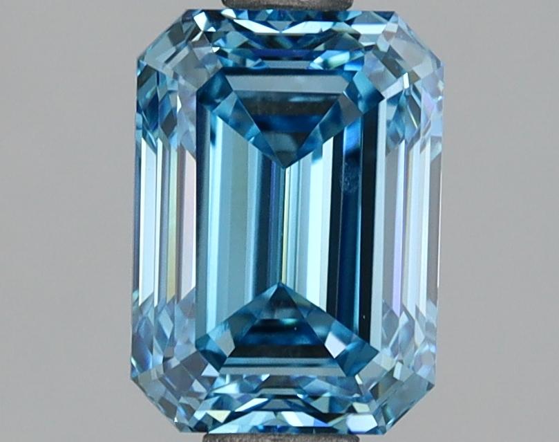 2.06 Ct. Fancy Vivid Blue Emerald Lab Grown Diamond
