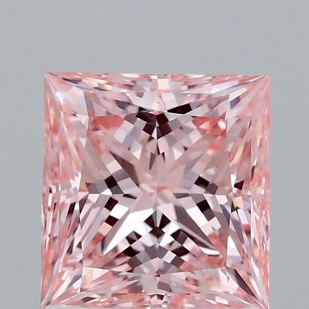 1.49 Ct. Fancy Intense Pink Princess Lab Grown Diamond