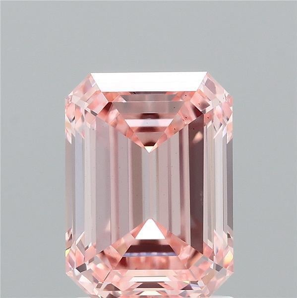 2.07 Ct. Fancy Intense Pink Emerald Lab Grown Diamond