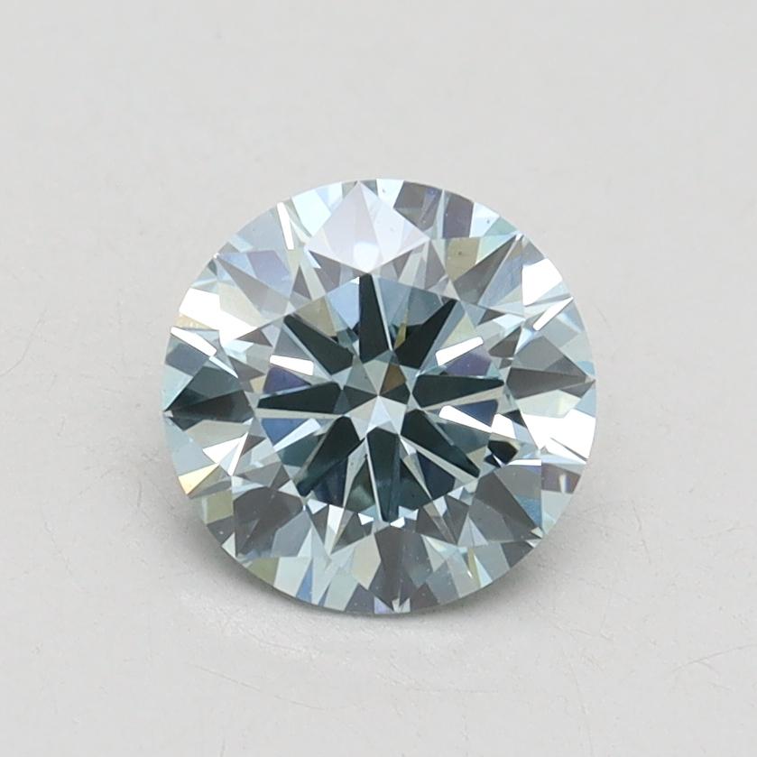 1.03 Ct. Fancy Intense Blue Round Lab Grown Diamond