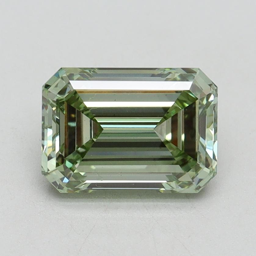 1.57 Ct. Fancy Intense Green Emerald Lab Grown Diamond