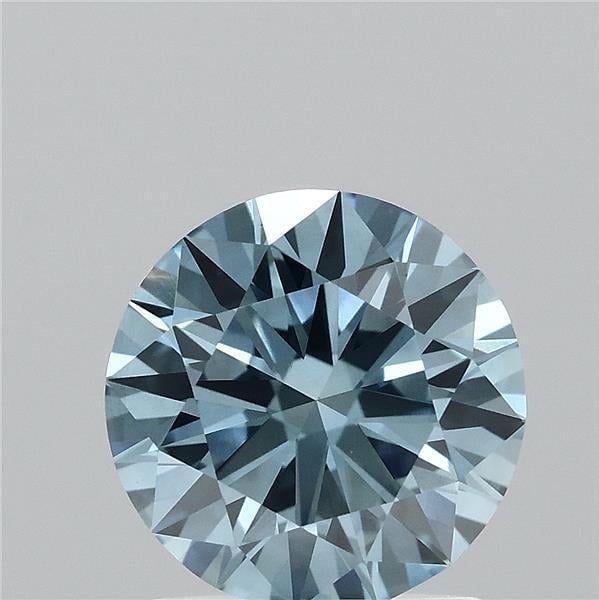 1.40 Ct. Fancy Vivid  Blue Round Lab Grown Diamond